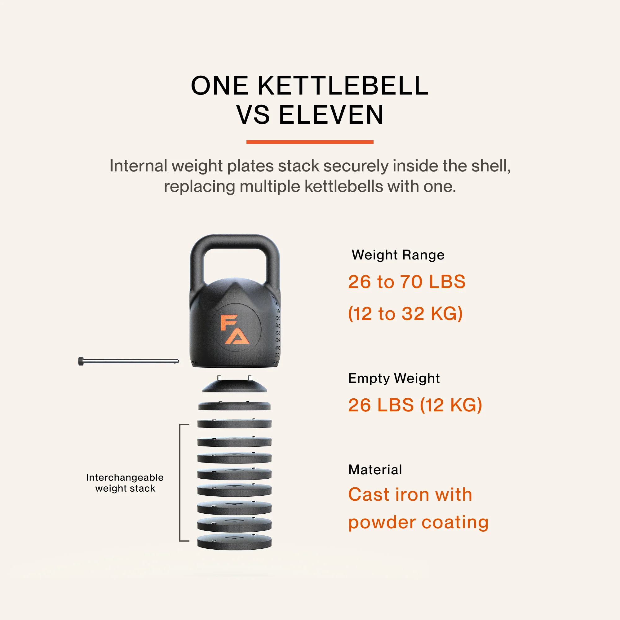 FA Adjustable Kettlebell - Image 4
